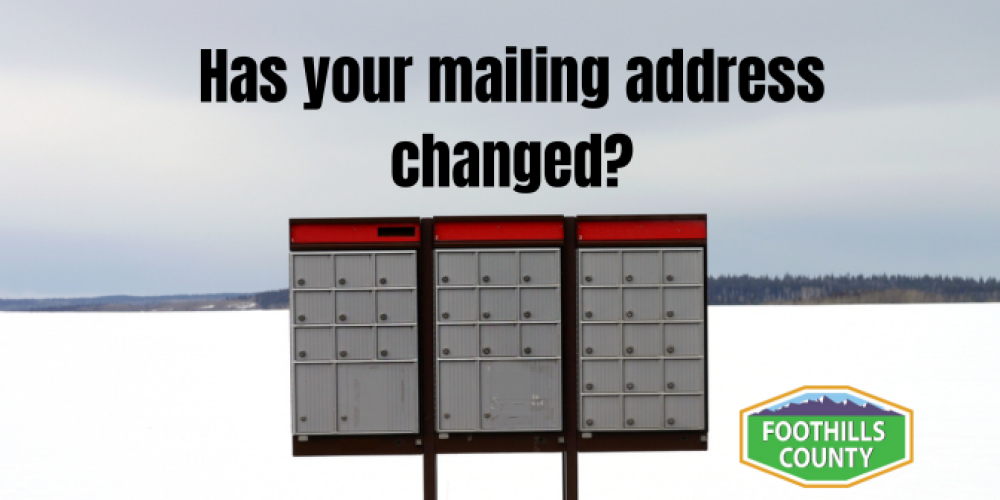 Canada Post Mailing Address Changes Foothills County   Has Your Mailing Address Changed 0 